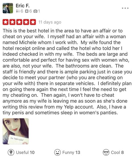 Wife Finds Husband Cheatingleaves A Hotel Review Meme Guy