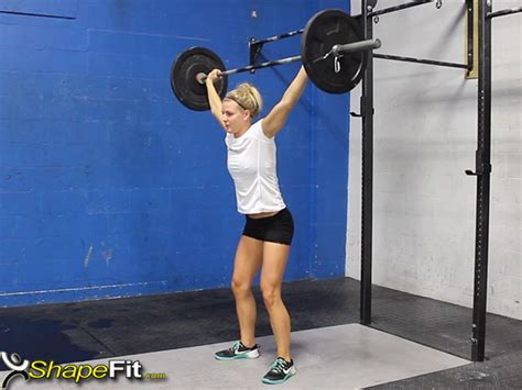 Overhead Squat Crossfit Exercise Guide With Photos