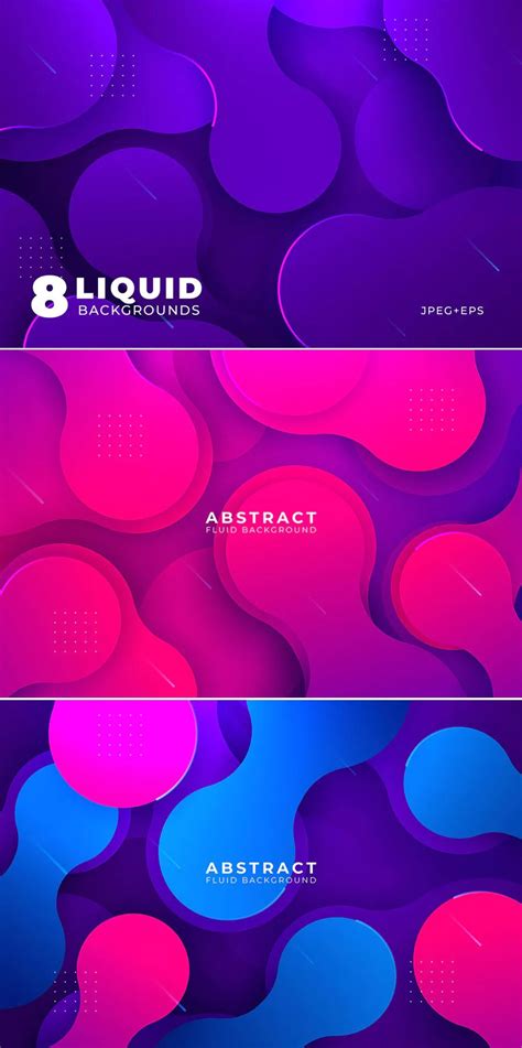 8 Modern Abstract Liquid Backgrounds Abstract Background Design