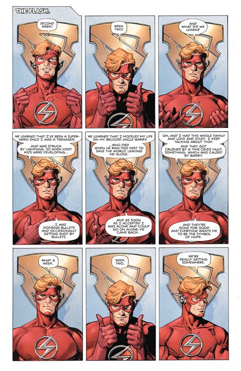 The Flash Wally West Seeks Therapy At Sanctuary