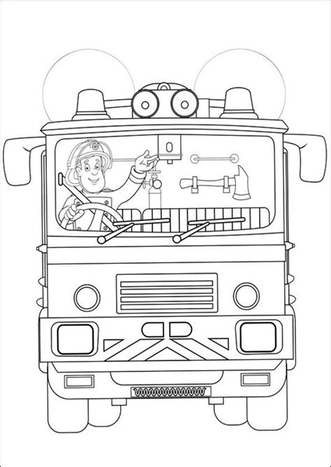 Ausmalbilder feuerwehrmann sam jupiter fireman sam coloring pages to and print for free. Pin su Fire time