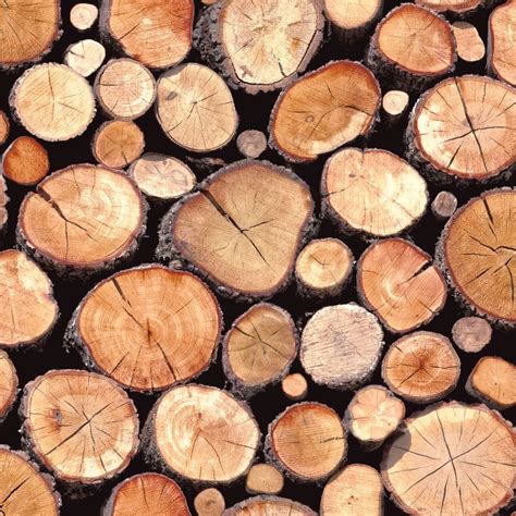 43 Wood Log Wallpaper