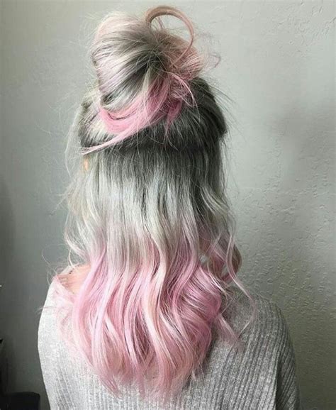 Pin By Lynsey Domangue On Hair Dip Dye Hair Hair Styles Pink Ombre Hair