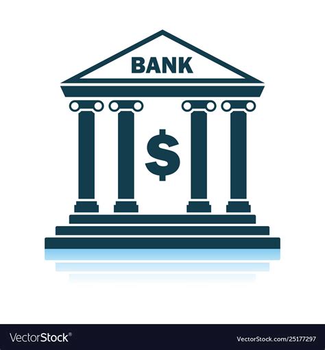 Stick with the sleek color cards or opt for one of our beautiful photographic card designs. Bank icon Royalty Free Vector Image - VectorStock