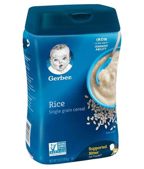 Gerber Rice Infant Cereal For Under 6 Months 227 Gm Buy Gerber