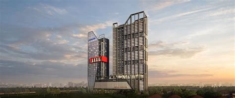 8th & stellar introduces a collection of stylish residences perfect for modern homeowners, located alongside exceptional corporate spaces that are public transportation, conveniences, eateries, highways, and other such essentials are just minutes away from 8th & stellar's location in sri petaling. 8th & Stellar - NRY Architects