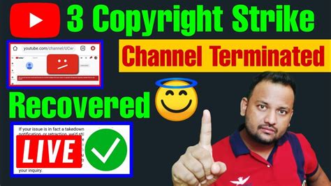 2021 How To Get Back Terminatedsuspended Youtube Channel 3 Copyright