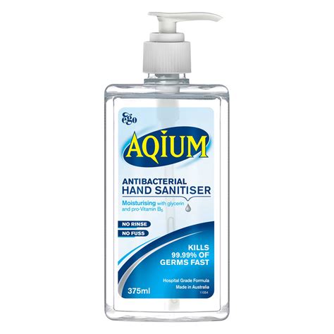 This sanitizer is efficiently made to avoid any dryness or roughness on the skin. Ego Aqium Hand Sanitiser Gel 375ml ,Chempro Online Chemist