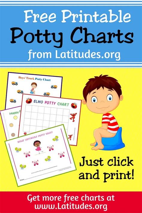 Printable Potty Training Charts For Kids Acn Latitudes
