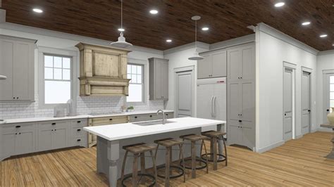 Mixing classic with current, the modern farmhouse's elements still hold onto the comfortable and warm charm of its conventional counterpart but also invites new, minimalist features into its form. Plan 130020LLS: | Farmhouse plans, Open concept, House plans