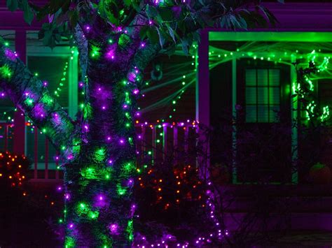 Halloween Lights - Christmas Lights, Etc in 2020 | Halloween porch lights, Halloween lights ...