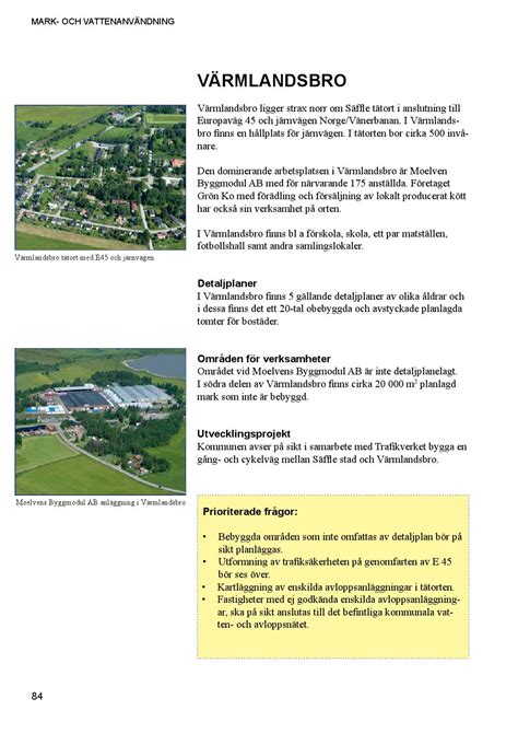 Moelven er skandinavias ledende leverandør av varer og tjenester til byggebransjen. Översiktsplan 2013 by Säffle kommun - Issuu