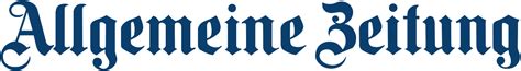 This graphic shows the logo of the bremervörde zeitung (bremervörde's newsletter). Datei:Allgemeine Zeitung Logo.svg - Wikipedia