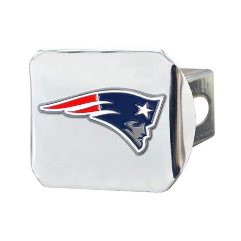 Fanmats Nfl New England Patriots 3d Color Emblem On Type Iii Chromed