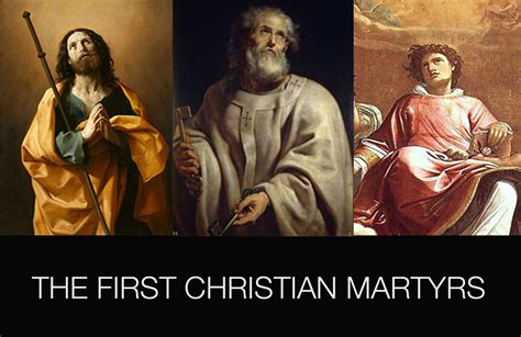 The First Christian Martyrs 33knots Blog And Store