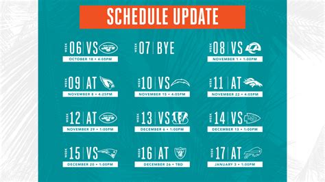 Miami Dolphins Schedule 2022 Printable Printable Word Searches
