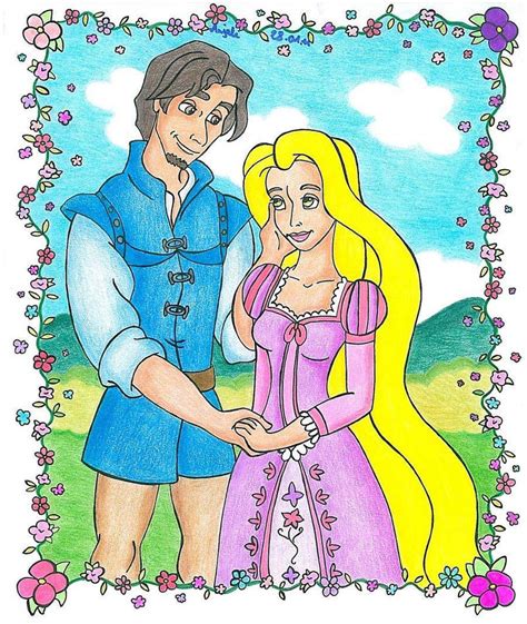 Tangled Rapunzel And Flynn By Annemarie1986 On Deviantart