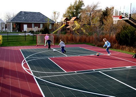 For this purpose, we have perforated portable basketball court for grass solutions for around $4 to. Basketball Court Tiles at Basketball-Goals.com