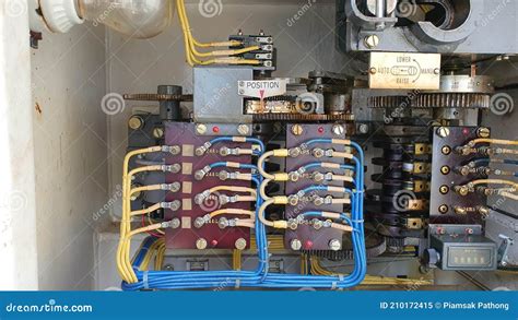 Vintage Load Tap Changer Control Stock Image Image Of Control