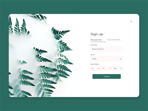 Sign Up Screen Concept Uplabs