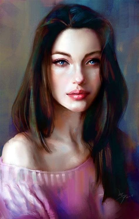 40 Spectacular Digital Painting Portraits Bored Art Digital Painting Portrait Portrait