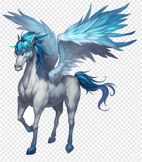 White Horse Illustration Pegasus Unicorn Pegasus Horse Flight Png
