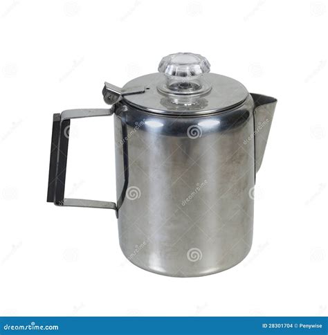 Retro Coffee Pot Stock Photo Image Of Container Simple 28301704