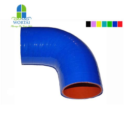 Heat Resistant Silicone Rubber Hose Of 90 Degree Elbow Rubber Hose
