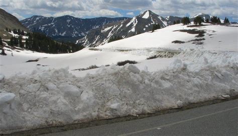 Cottonwood Pass Opens On June 12 2008 Photos Of Snow Chaffee County