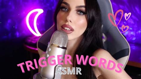 ASMR Intense Breathy Whispers Repeating Tingly Trigger Words YouTube