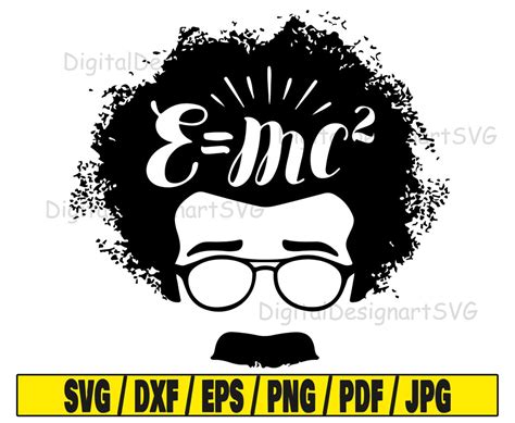 Albert Einstein Svg Einstein Svg Albert Einstein Silhouette Svg