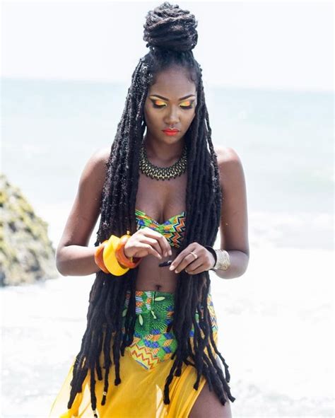 Long dreadlocks styles for women are so wide and vast you'll have no problem finding different ideas to try depending on your style or even your mood. Long Hairstyles for Black Women - Long Afro Hair