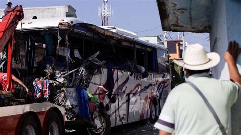 Mexico Bus Crash A Horrific Road Accident In Mexico A Speeding Bus