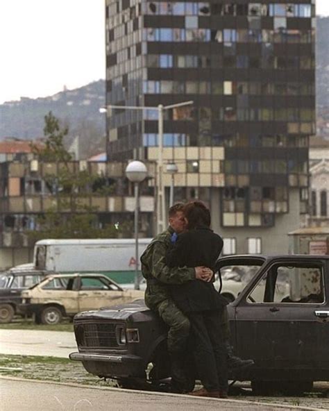 Photo Of Couple During Siege Of Sarajevo April 1992 The Siege Of