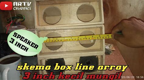 This is a single 18 inch subwoofer. Skema box line array 3 inch double kecil mungil - YouTube