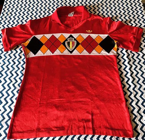 Buy the new belgium national team home & away football shirts and training kit. Belgium Home football shirt 1984.