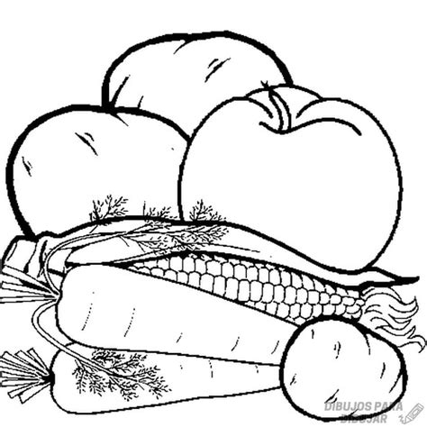ᐈ Dibujos De Verduras【click】delicioso Dibujo