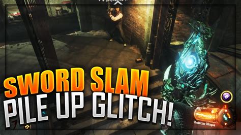 Black Ops 3 Zombie Glitches Solo Shadows Of Evil Pile Up Glitch Sword Slam Pile Up Youtube