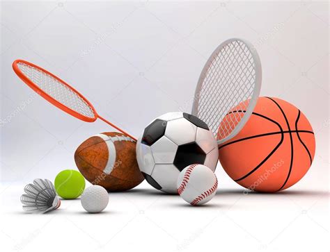 Assorted Sports Equipment Stock Photo By ©ralwel 53440809