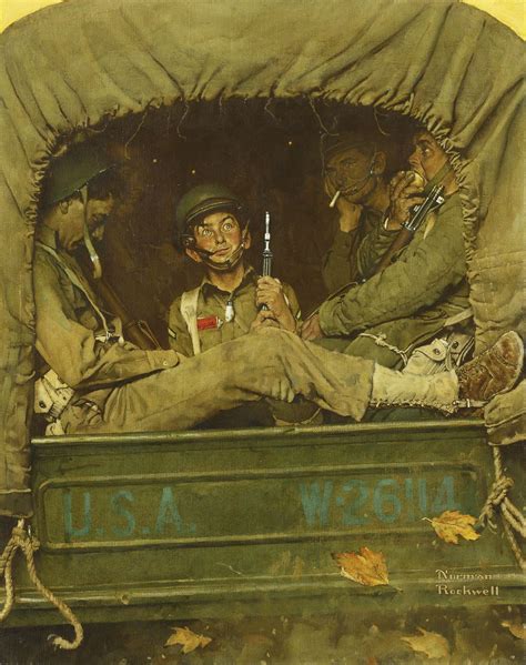 Norman Rockwell Willie Gillis In Convoy 1941 Norman Rockwell Art