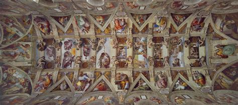 The sistine chapel ceiling, painted by michelangelo between 1508 and 1512, is one of the most renowned artworks of the high renaissance. The ceiling of the Sistine Chapel. : pics