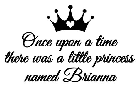 Once Upon A Time There Was A Princess Named Home Fairy Tale Etsy