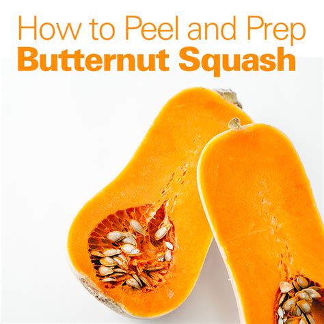 How To Peel And Prep Butternut Squash