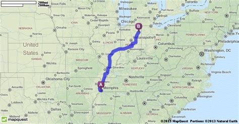 Driving Directions From Memphis Tennessee To Ft Wayne Indiana