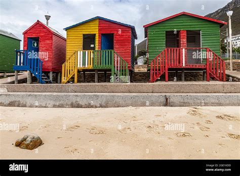 Muizenberg Beach Houses Hi Res Stock Photography And Images Alamy