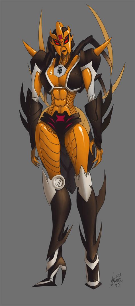 Blackarachnia By Warriorking4ever On Deviantart Transformers Girl