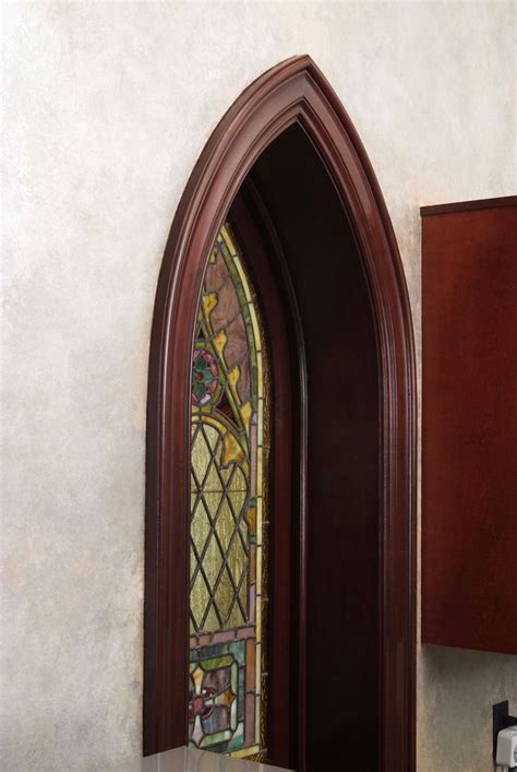 B110 1 116 X 4 Poplar Gothic Window Casing Arch Moldings And