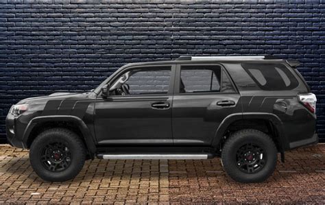All Black 4runner Back To The Future Side Stripes Front And Rear
