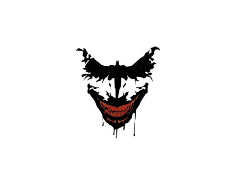 Download Wallpaper 1280x1024 Joker Smile Minimal Art Standard 54