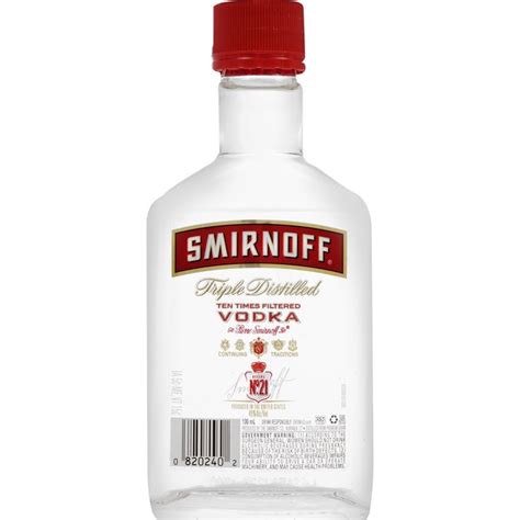Smirnoff No 21 Award Winning 80 Proof Vodka Bottle 100 Ml Instacart